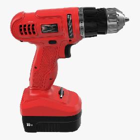 Cordless Drill 3D Model